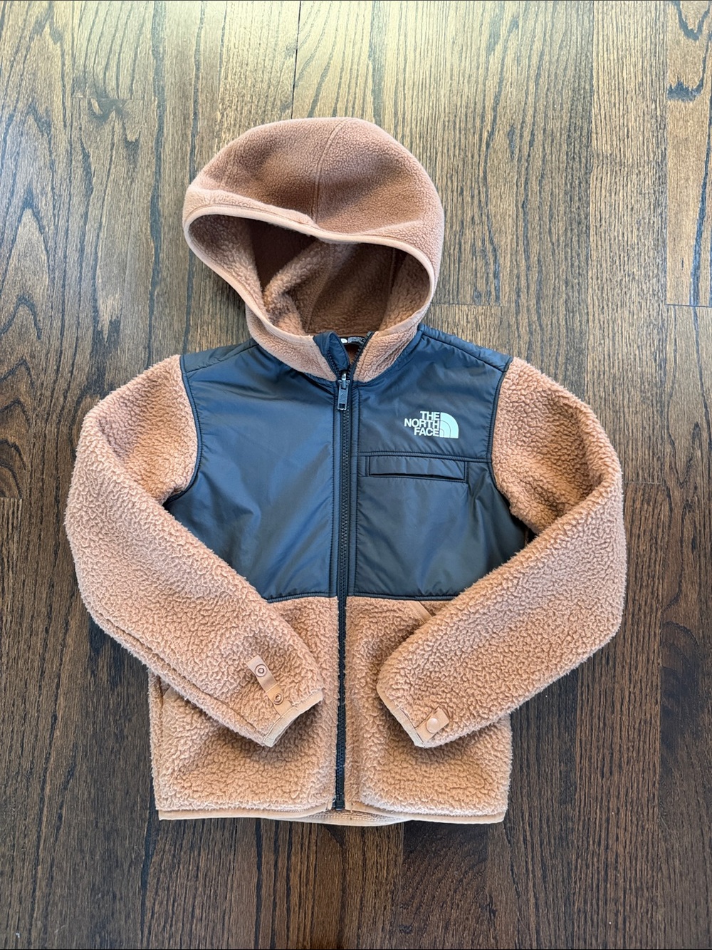 The North Face Kids' Sherpa Hoodie Jacket - camel brown